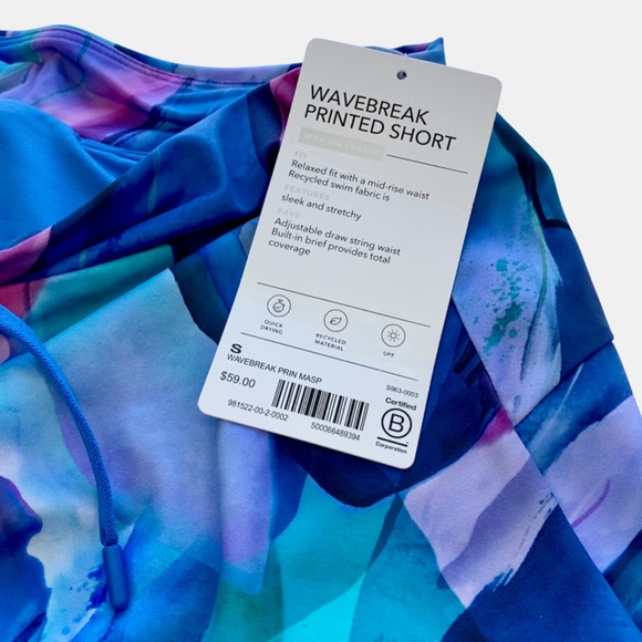 ATHLETA WAVEBREAK PRINTED SHORT - Picture 6 of 10